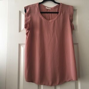 Pleione Mauve Blouse size Large